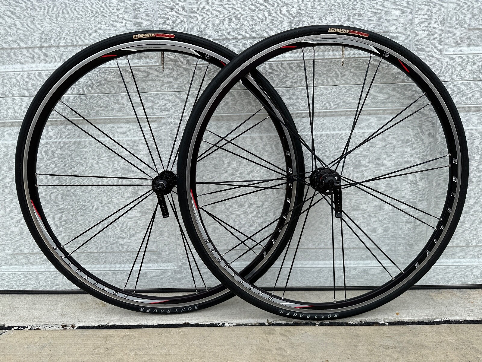 Vintage Bontrager Race Lite Wheel Set 700c Road 110/130 mm Vintage Bontrager Race Lite Wheel Set 700c Road 110/130 mm