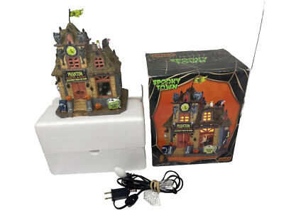 Lemax Spooky Town Phantom Parcel & Post Porcelain Lighted Building