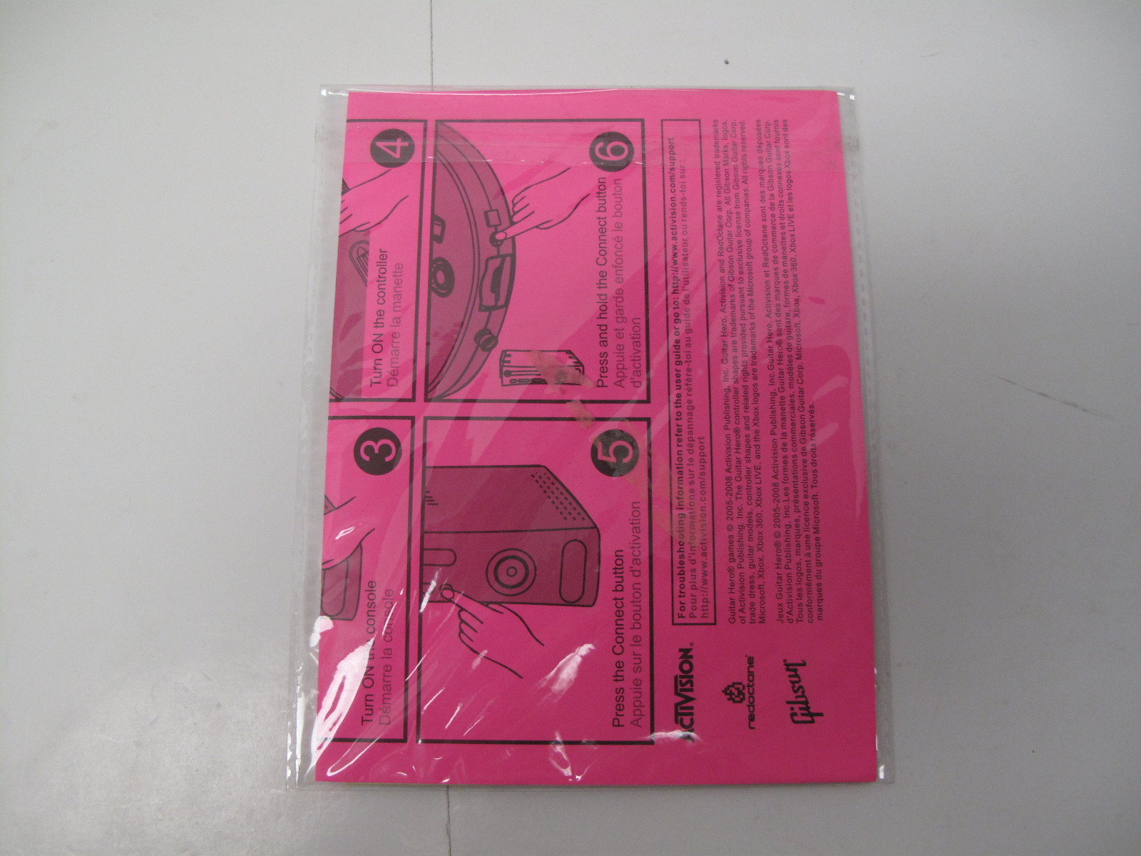 2007 Xbox 360 Guitar Hero Official Stickers 2 Sheets Sealed Rare