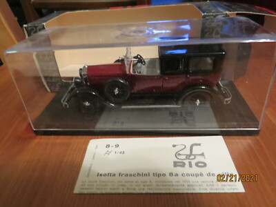 1/43 Rio # 9 ITALY MASSIVE SALE ISOTTA FRASCHINI 1924 COUPE DE VILLE  OPEN BNIB!