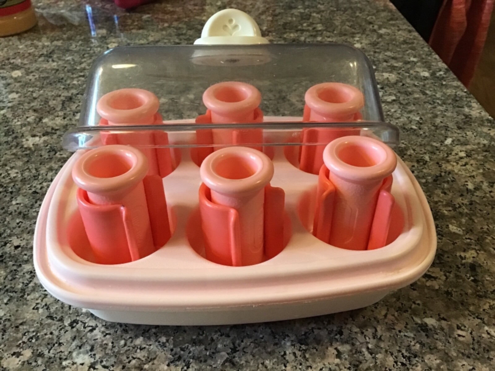 Vintage  Little Tikes Beauty Salon Pretend Hair Rollers Curler Set