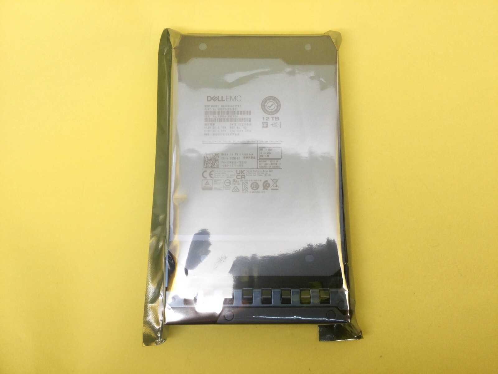 0N96X Dell 12TB 7.2K 12Gbps NL SAS 3.5'' 512e HDD 00N96X
