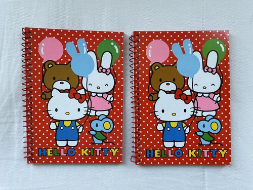 New! Vintage 1976 1985 Sanrio Hello Kitty Lot Of 2 Notebooks