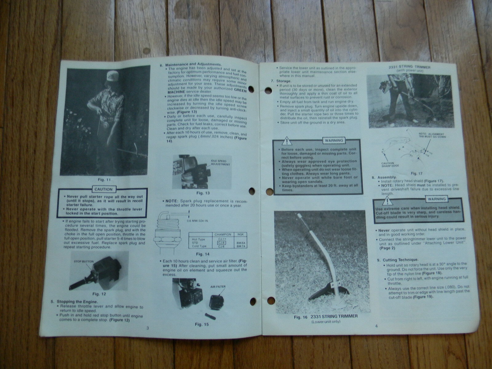 THE GREEN MACHINE ASSEMBLY AND OPRATING MANUAL FOR MODEL 2300 ALL ATTACHMENTS