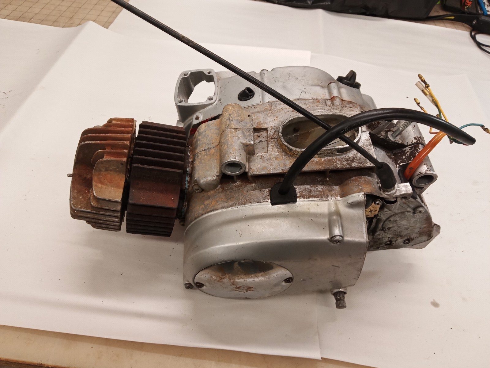 Suzuki MT50 Trailhopper Engine motor assembly With oil pump Suzuki MT50 Trailhopper Engine motor assembly With oil pump