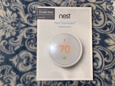 Google Nest Thermostat E - White (T4000ES) NEW IN BOX