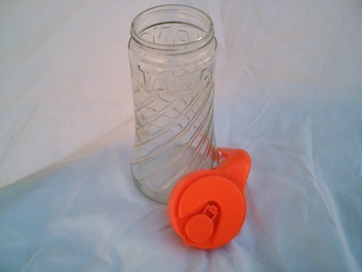 ANCHOR HOCKING TANG PITCHER 1-Quart Spiral Glass Juice Water Mid-Century Vintage