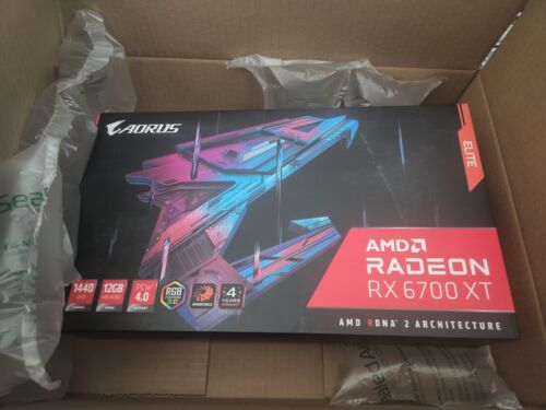 GIGABYTE AORUS Radeon RX 6700 XT ELITE Graphics Card | AMD GIGABYTE AORUS Radeon RX 6700 XT ELITE Graphics Card | AMD
