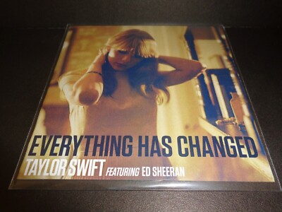 TAYLOR SWIFT Everything Has Changed Featuring Ed Sheeran CD SINGLE Big Machine