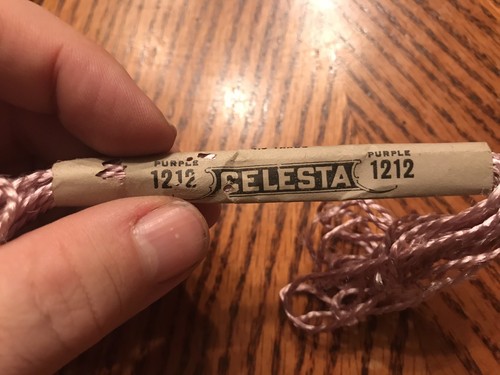 Antique Royal Society Celesta 1212 Purple Olde Stock Fabric & Crafts Skein