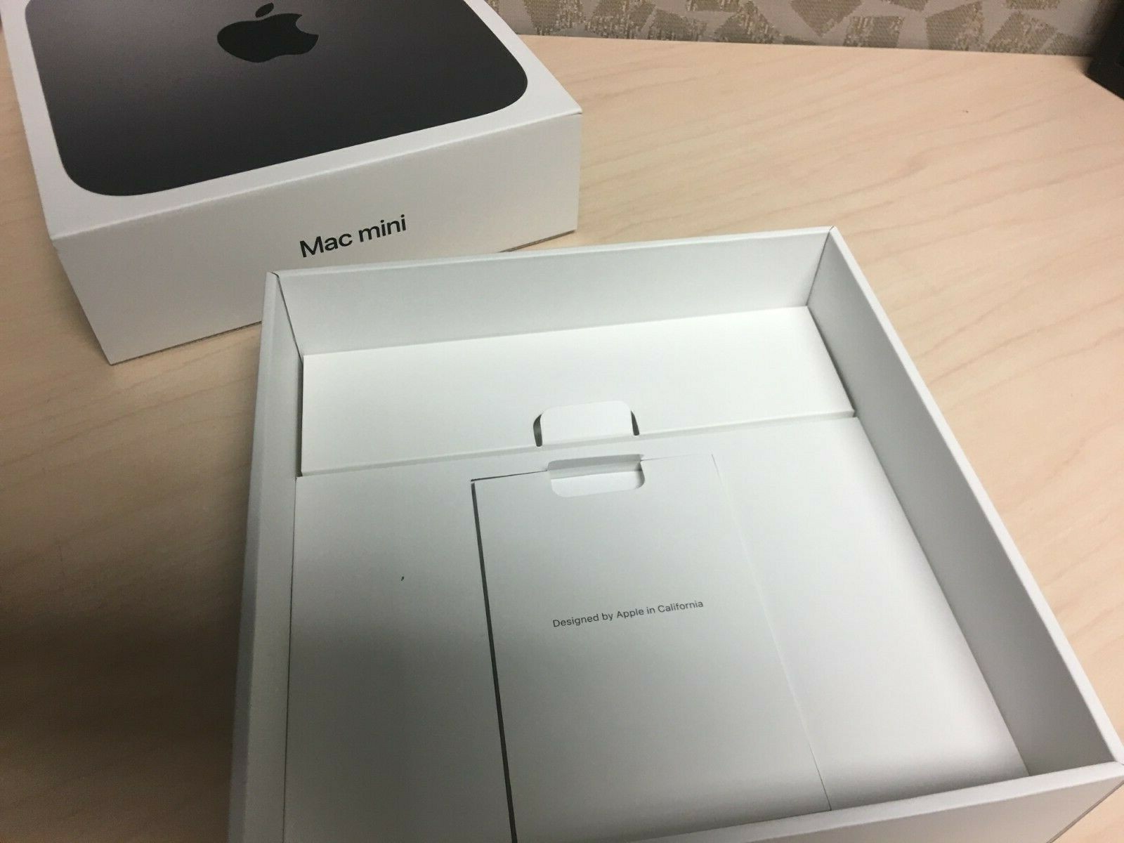 APPLE MAC MINI A1993 EMPTY BOX w/ apple stickers - Good condition