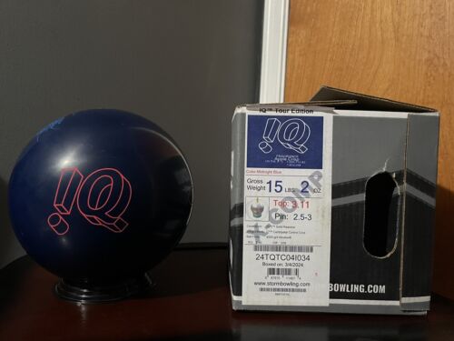 Storm IQ Tour 15lb X-comp! NIB! Storm IQ Tour 15lb X-comp! NIB!