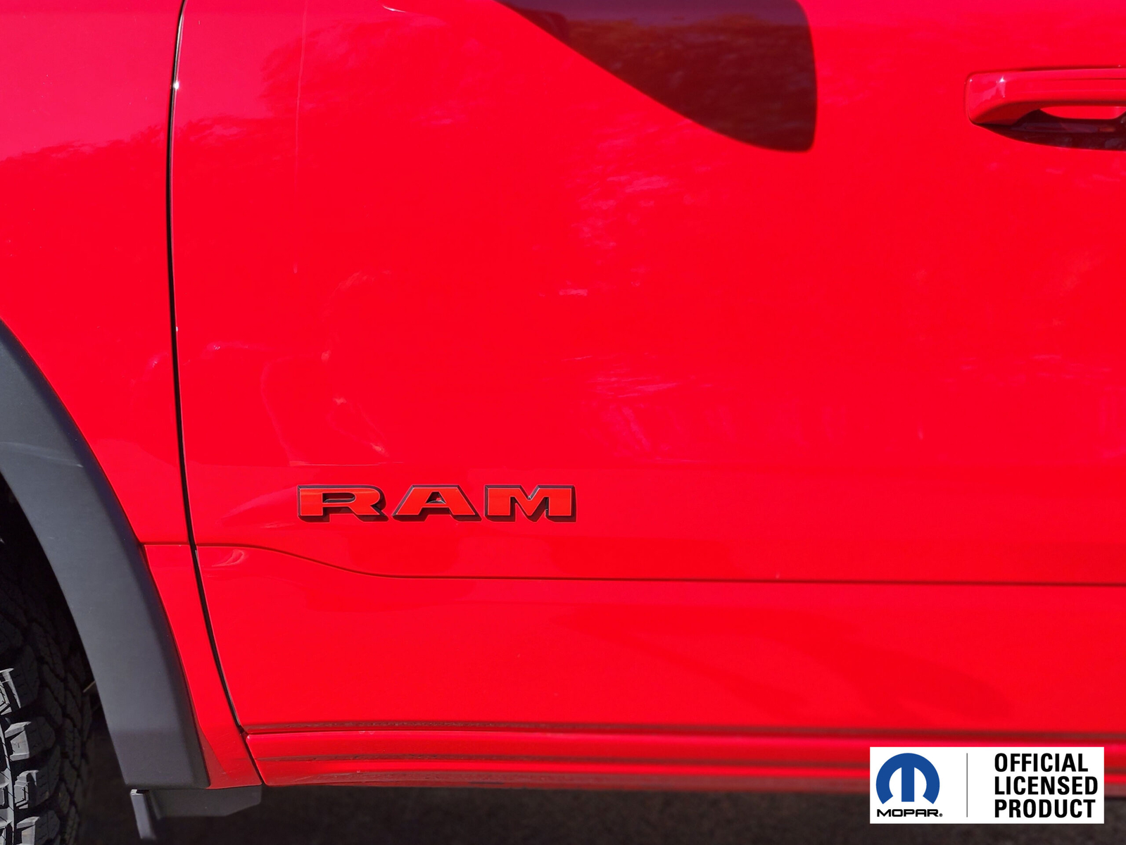 FITS 2019-2024 RAM LIMITED 1500 -RAM DOOR EMBLEM OVERLAY - VINYL STICKERS PAIR