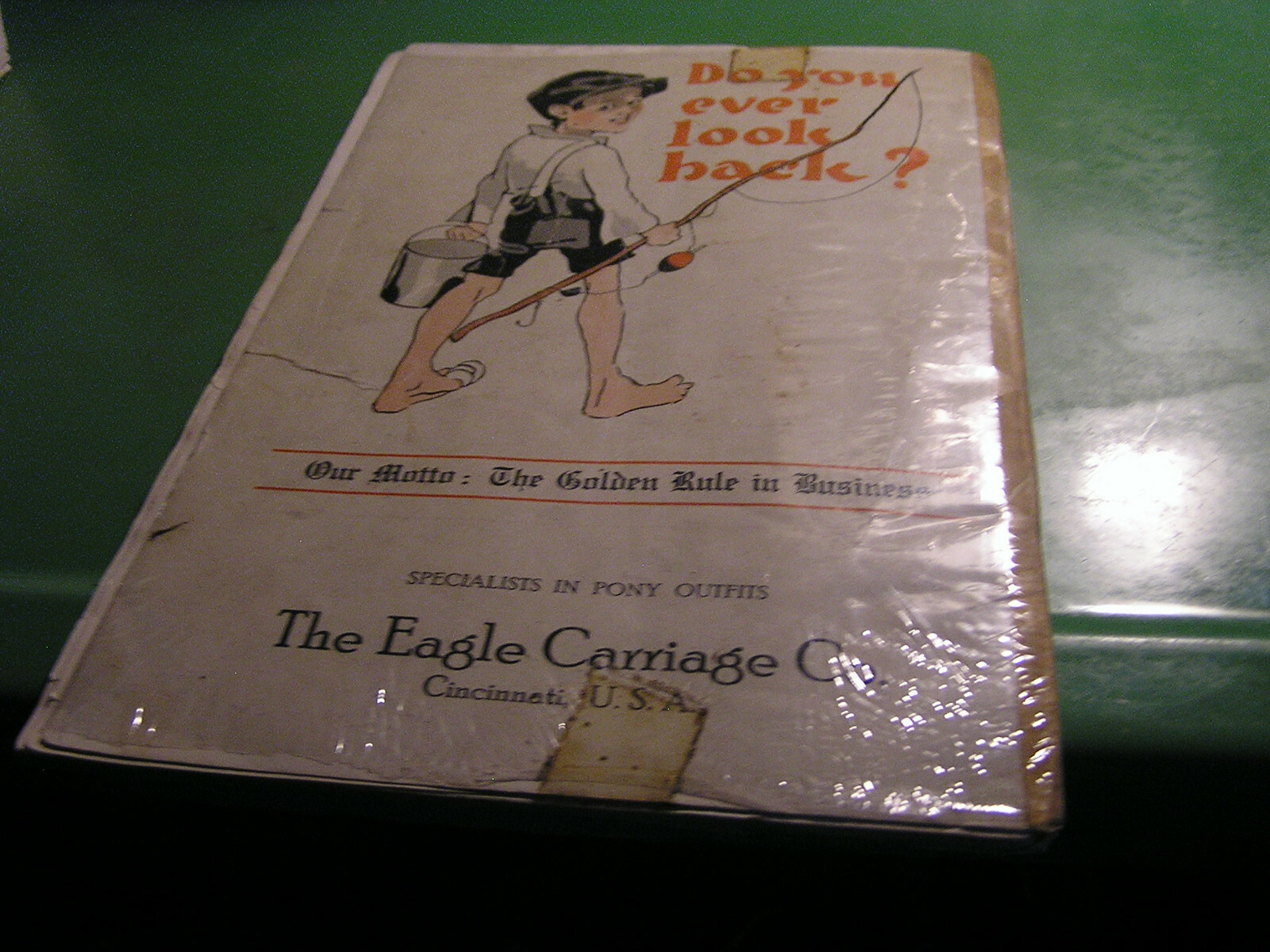 Pony Buggy Catalog Harness Eagle Carriage Cincinnati Ohio Company 1919 Antique
