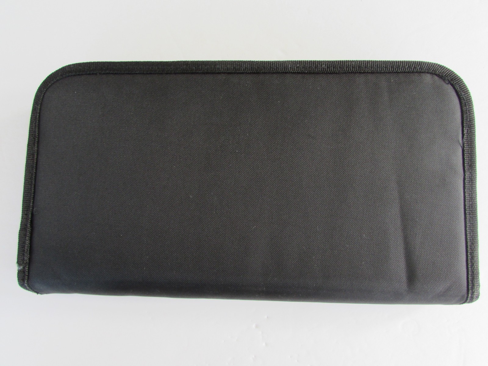 CD Carry Case DVD Blue Ray 24 Sleeve Storage Black Wallet Zipper Padded Cover