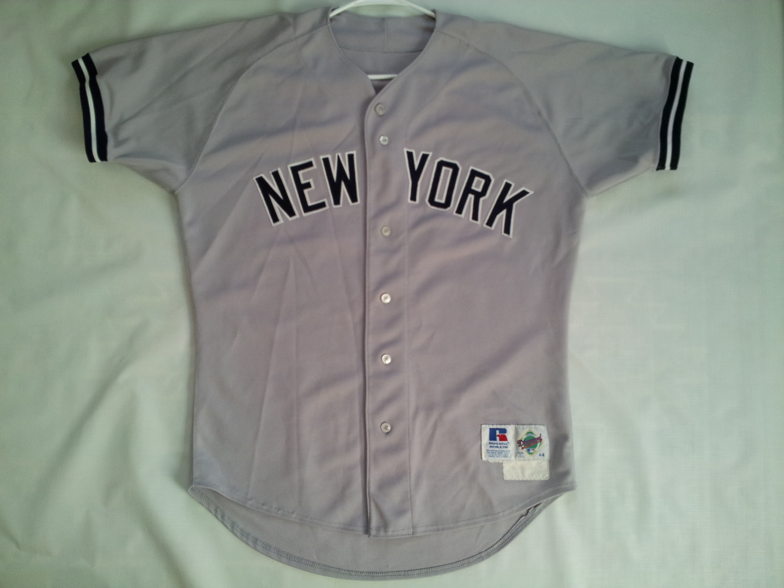 2003 RUSSELL ATHLETIC Yankees ベースボールシャツ Vtg Rare