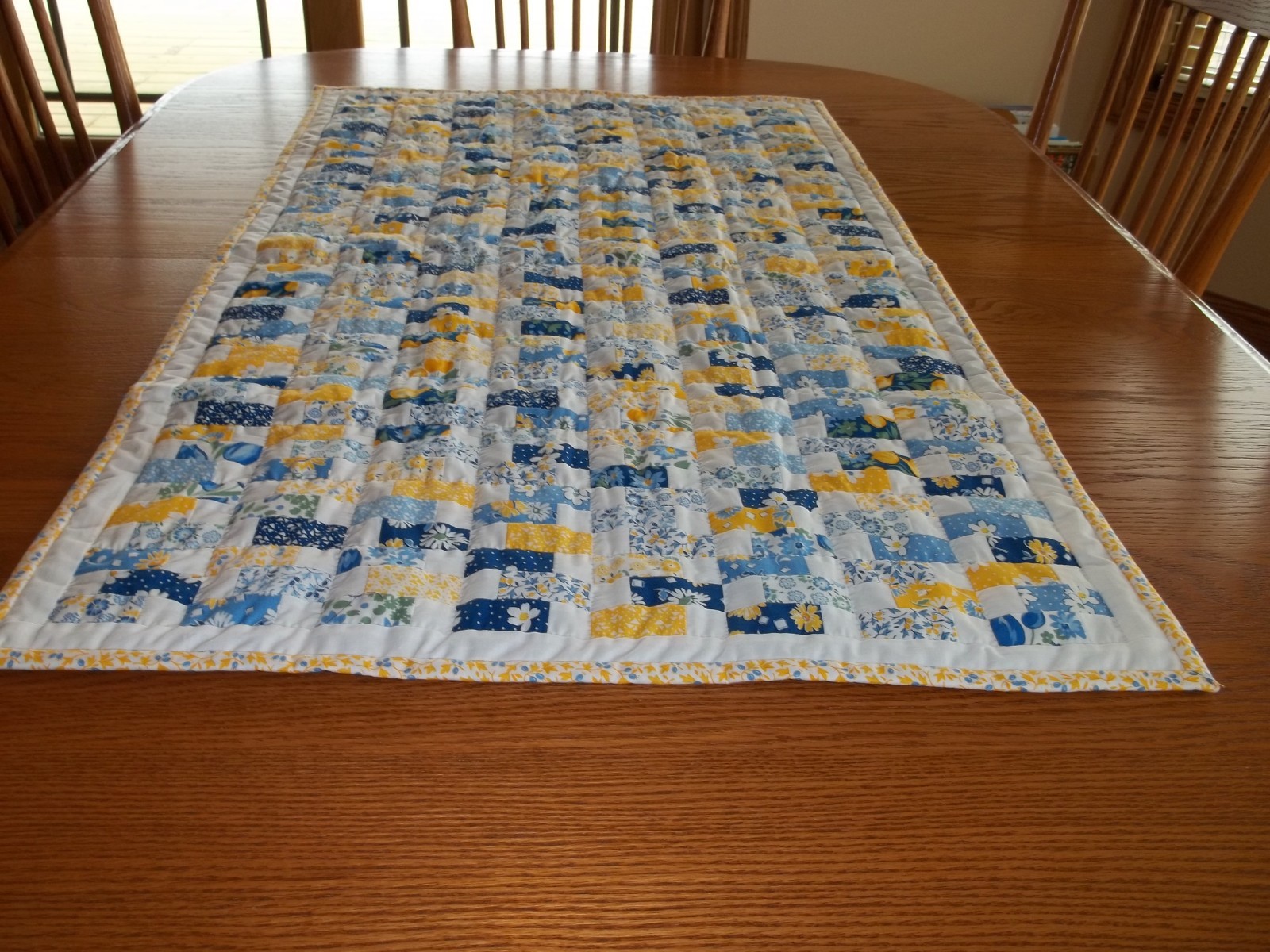 New Handcrafted and Hand Quilted Table Runner, 25