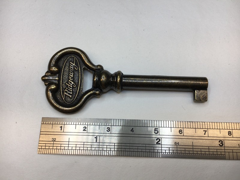 Ridgeway Grandfather Clock Original Antique Finish Front Door key eBay