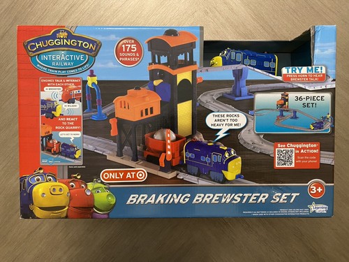 Chuggington Interactive Railway Braking Brewster Set New