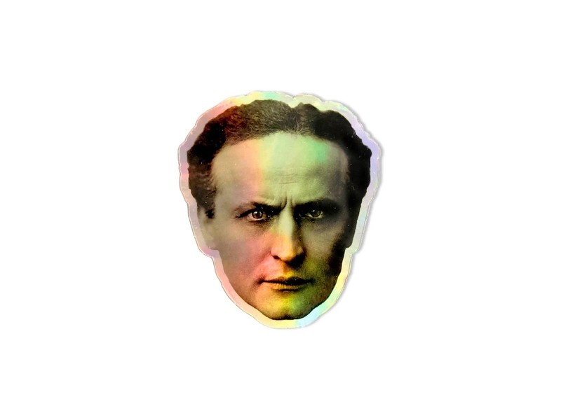 HOUDINI HOLOGRAPHIC STICKER / Collectible Magic Sticker