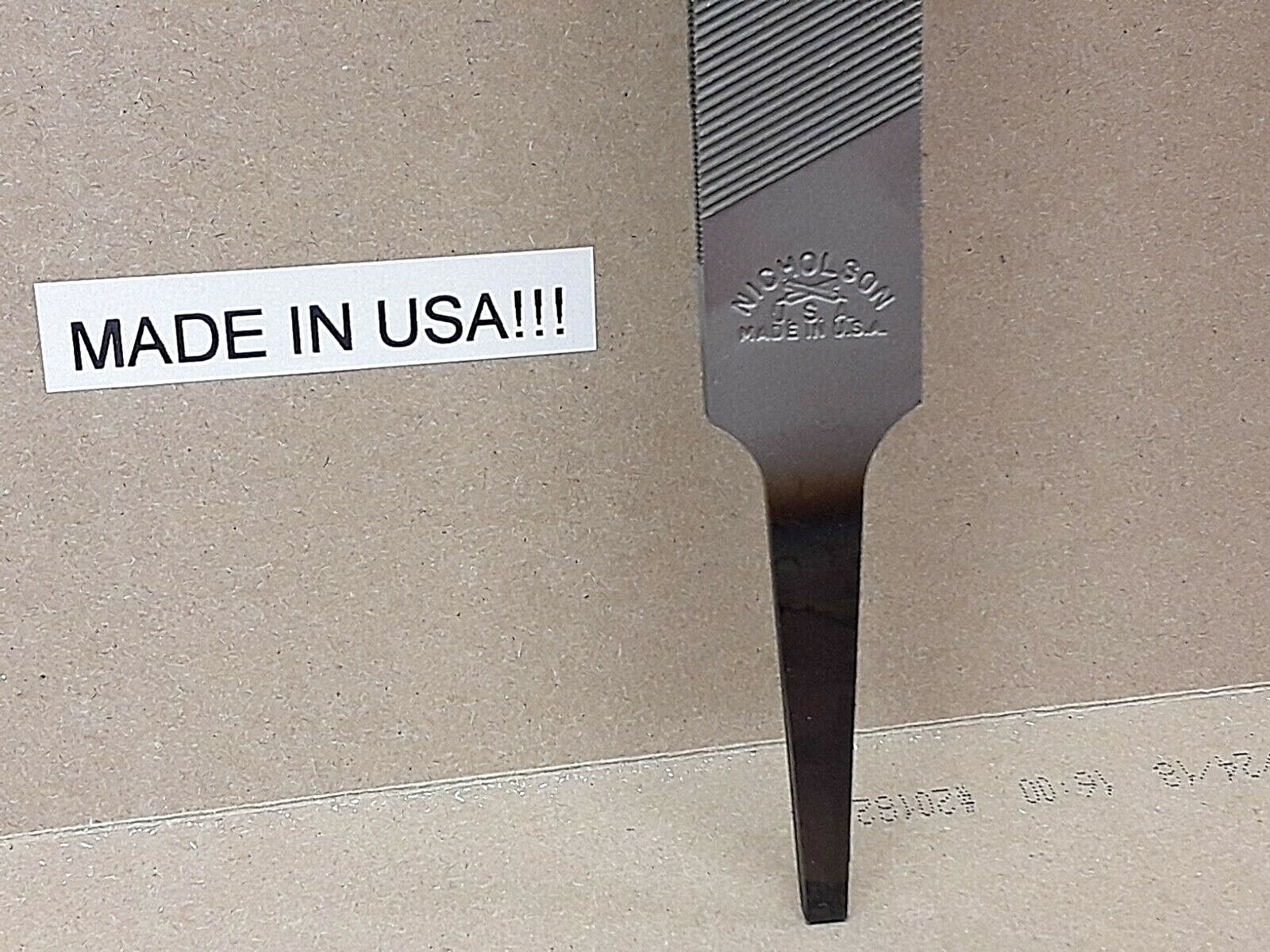 Nicholson BLACK DIAMOND 21868 10" Flat Bastard Cut File  NEW OLD STOCK  ** USA**