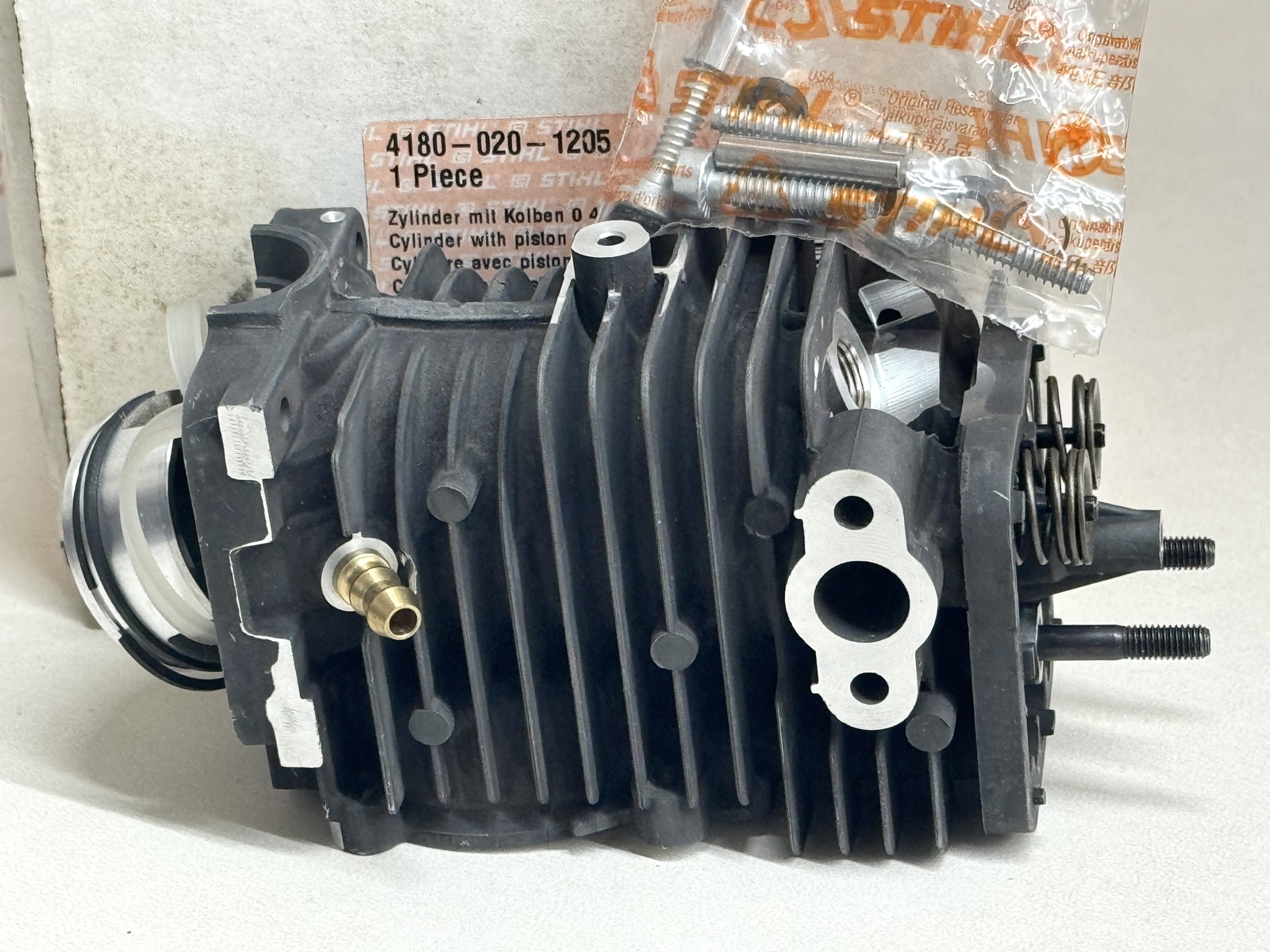 STIHL OEM CYLINDER AND PISTON KIT 4180 020 1205 FC110 FS110 R RX HT101 HL100 K - Picture 1 of 5