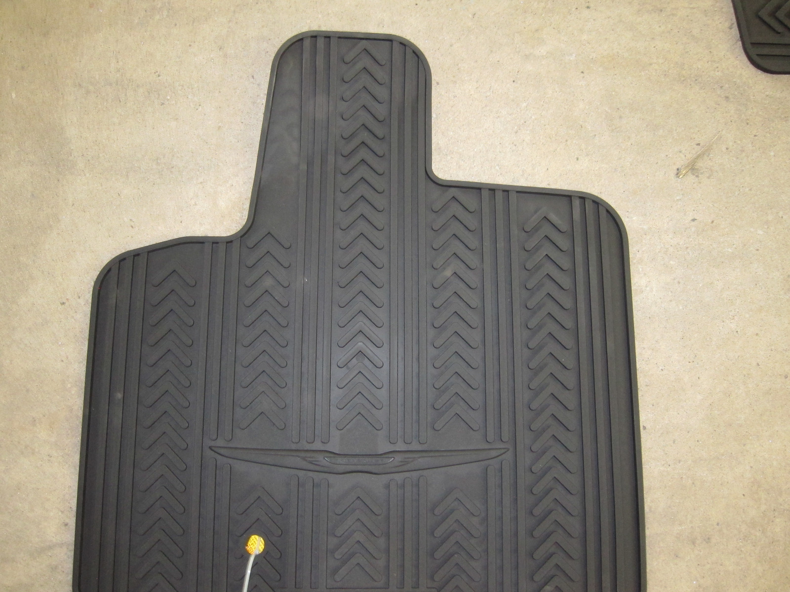 20142016 Dodge Grand Caravan All Weather Black Rubber Floor Mats Mopar
