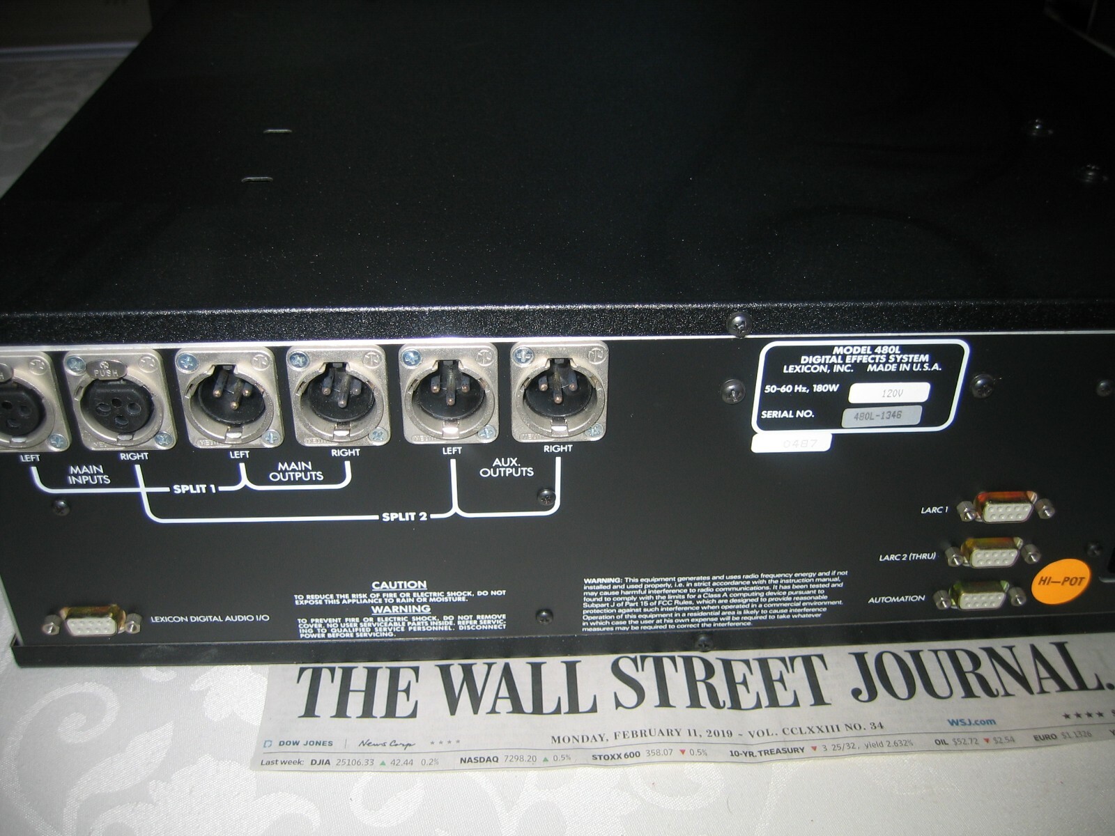 LEXICON Vintage 480L Digital Effects System, with LARC