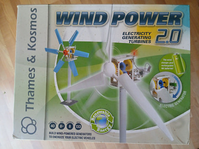 Wind Power Experiment Kit 2.0 Electricity Generating Turbines  Thames & Kosmos