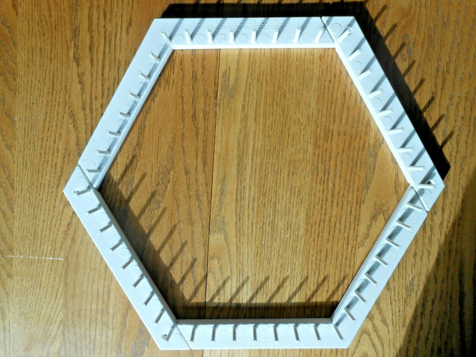 Love and Money by John Alan 8 Piece Hexagon Lap Weaving Looms Loom Set