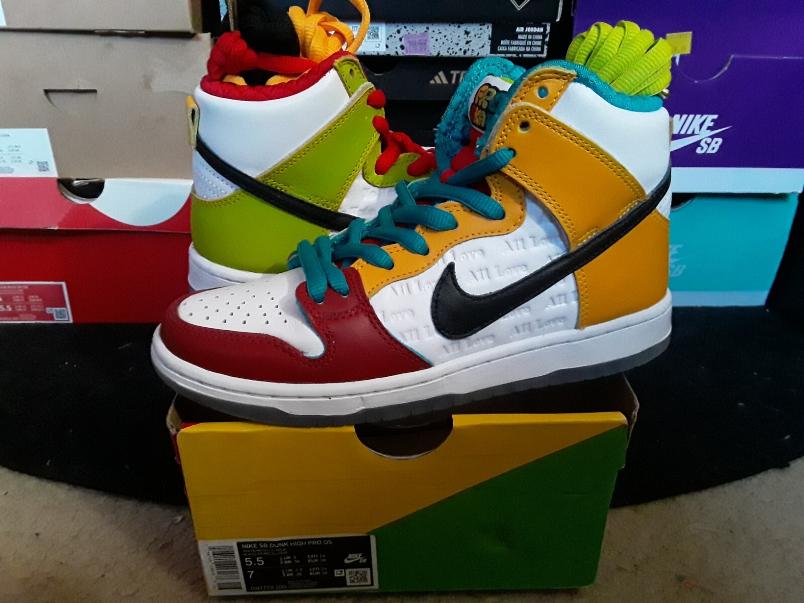 Nike Air Zoom Dunk High Pro SB QS FroSkate All Love No Hate