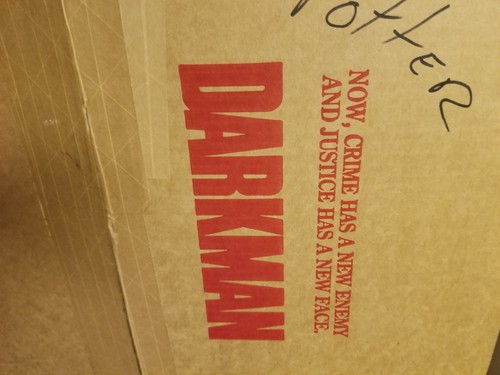 COMPLETE Vintage Darkman Video Movie Standee in ORIGINAL box Sam Raimi