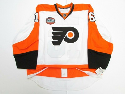 CLARKE PHILADELPHIA FLYERS 2010 WINTER CLASSIC REEBOK EDGE 2.0 7287 JERSEY SZ 58
