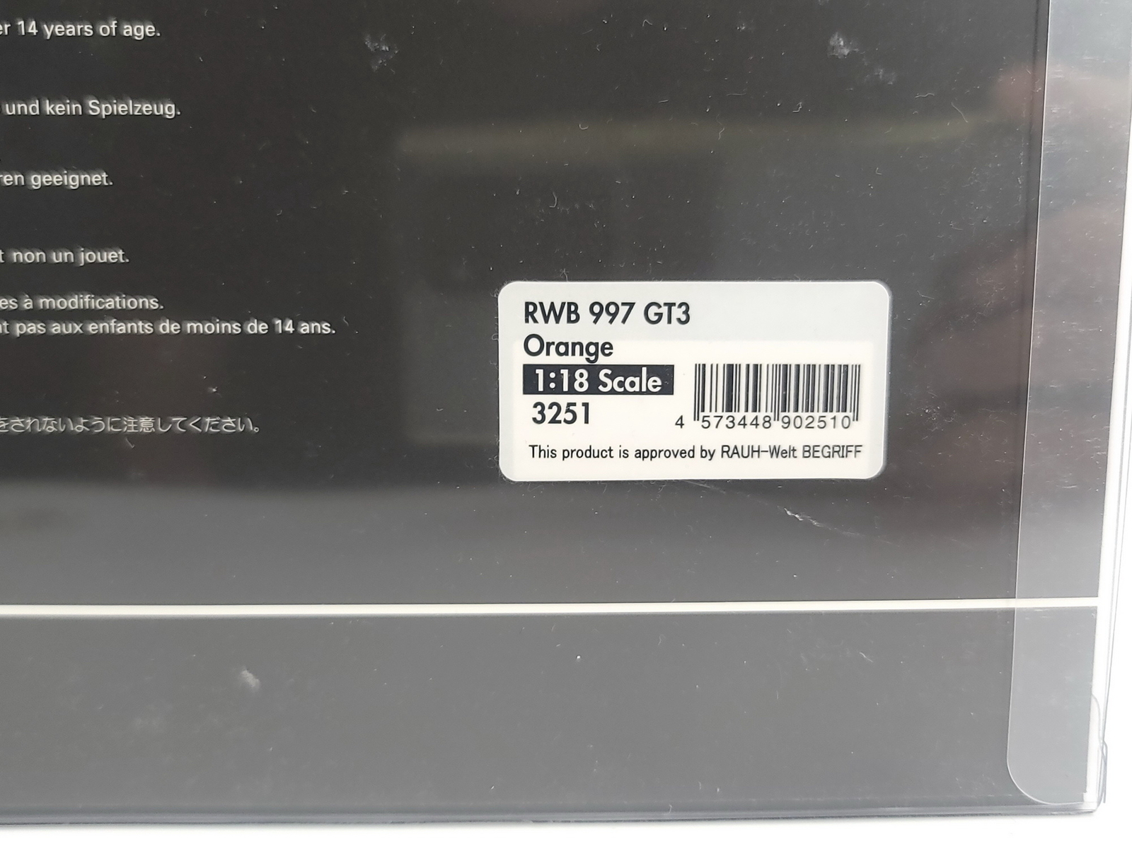 イグニション1/18 RWB997 GT3 Orange Nakaiさん付き $_10.JPG?set_id=880000500F