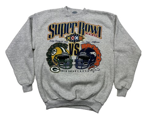 Vintage 90s Denver Broncos Packers Super Bowl XXXII Logo 7