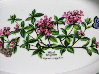 Royal Worcester WORCESTER HERBS 11 Inch Oval Casserole Baking Dish - Thyme