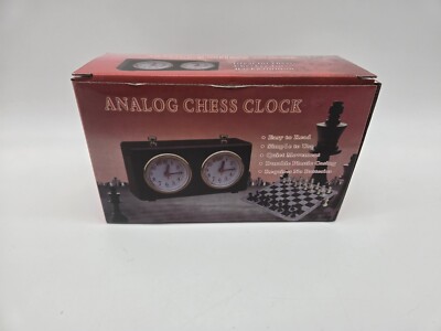 ANALOG CHESS CLOCK CHESS PLAYER WIND-UP TIMMING CLOCK 
