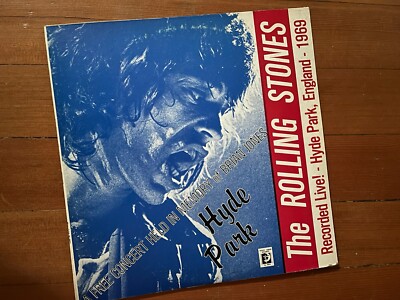 The Rolling Stones Live In Hyde Park 1969 Vinyl Rare Record