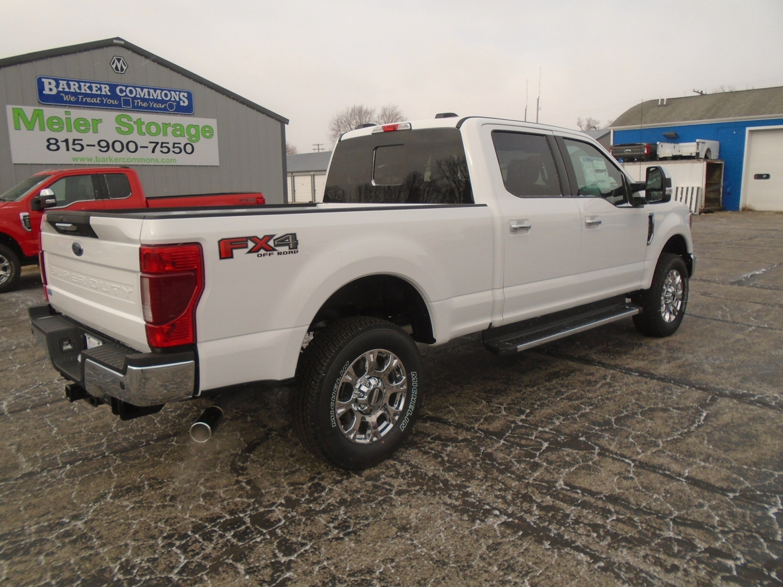 2021 Ford F250 Super Duty Lariat 4x4 1 Oxford White Truck