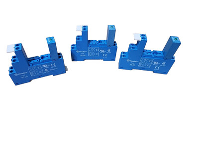 (QTY:3) Finder 95.05 Socket 99.02.9024.99 Relay Interface Module 6-24V DC