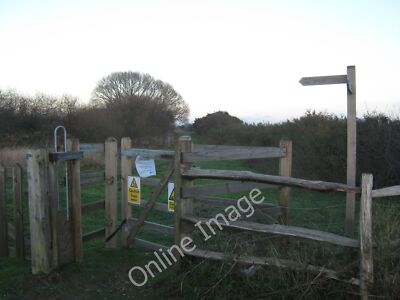 Photo 6x4 Kissing gate on Sheep Trail in Romney Warren Country Park New R c2010