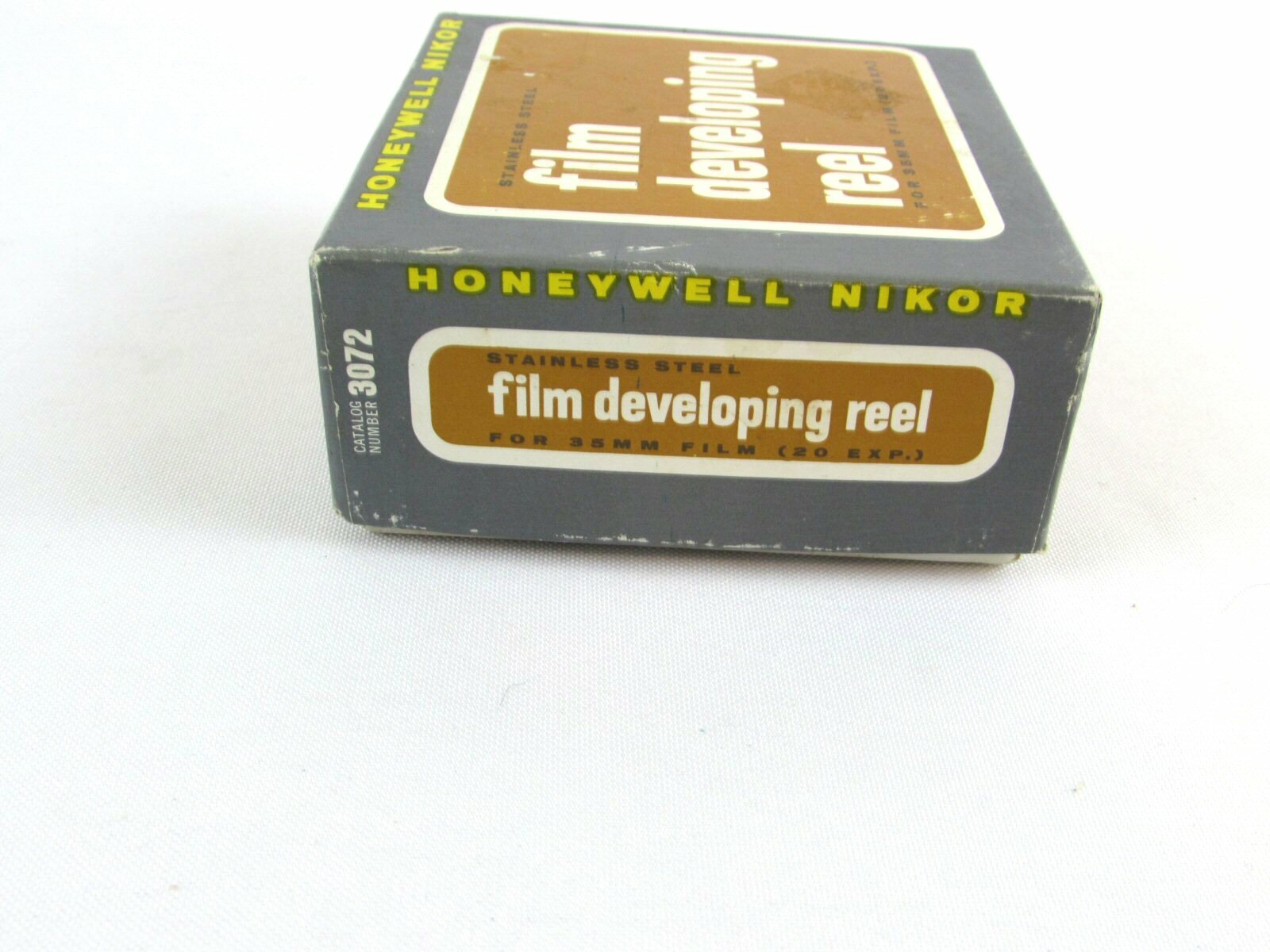 Honeywell Nikor 35mm Film Developing Reel Stainless Steel #3072 with Box