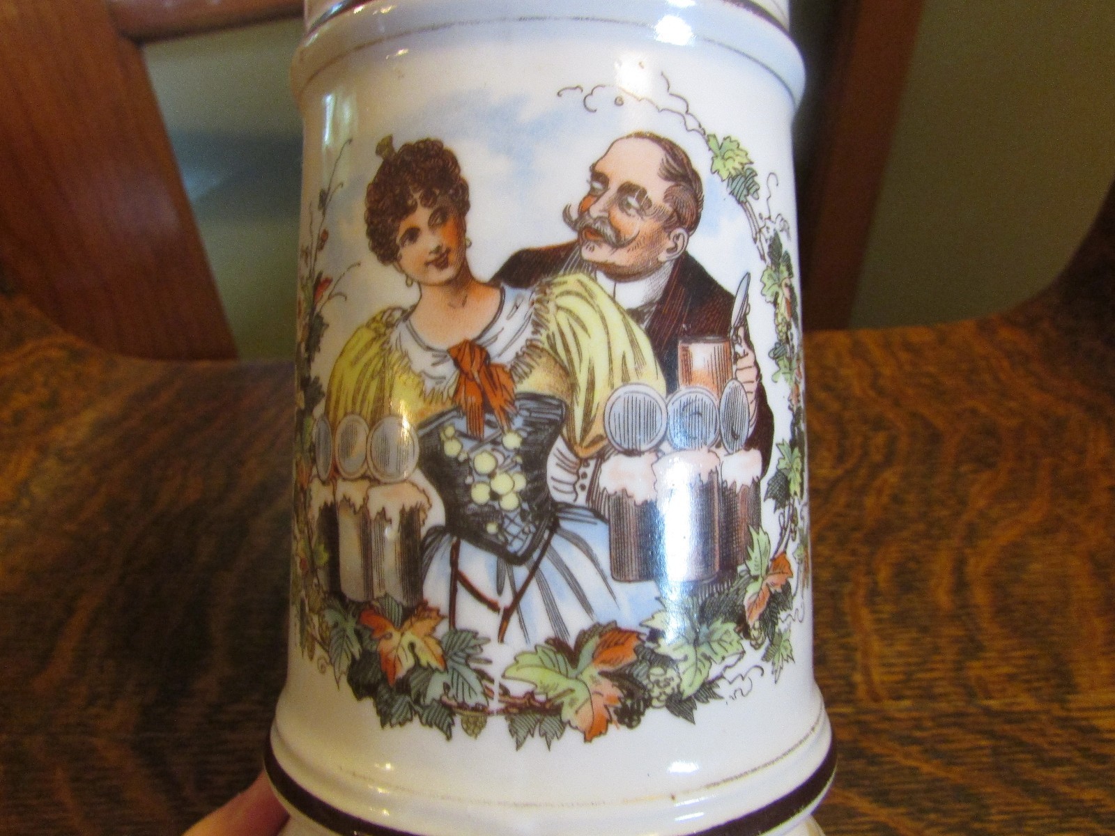 Antique German Stein, No Lid