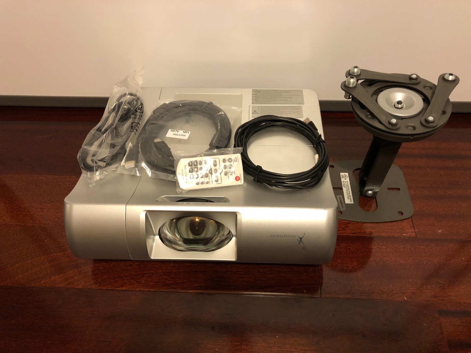 4 sets of Interactive  Whiteboards (PRM-AB378-02) with projectors (PRM-30)