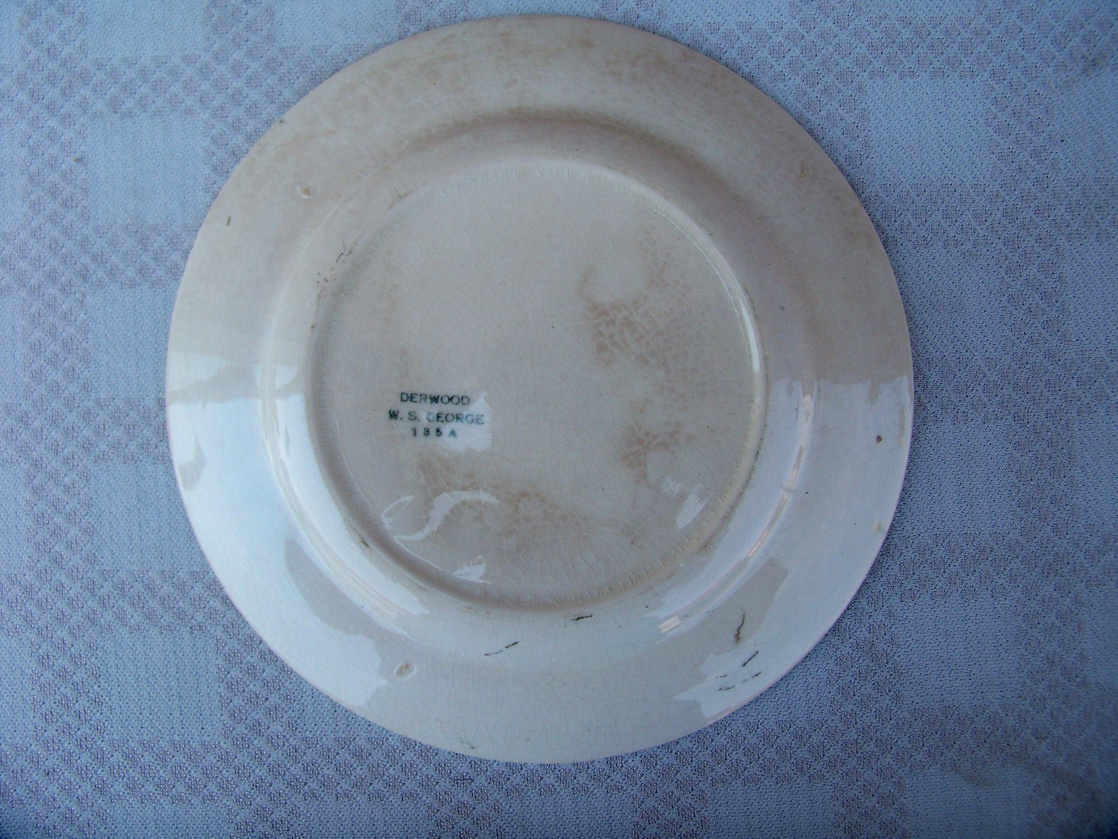 VINTAGE advertising plate FRANK SHEARER HARDWARE MANGUM OKLAHOMA OK  W.S.George