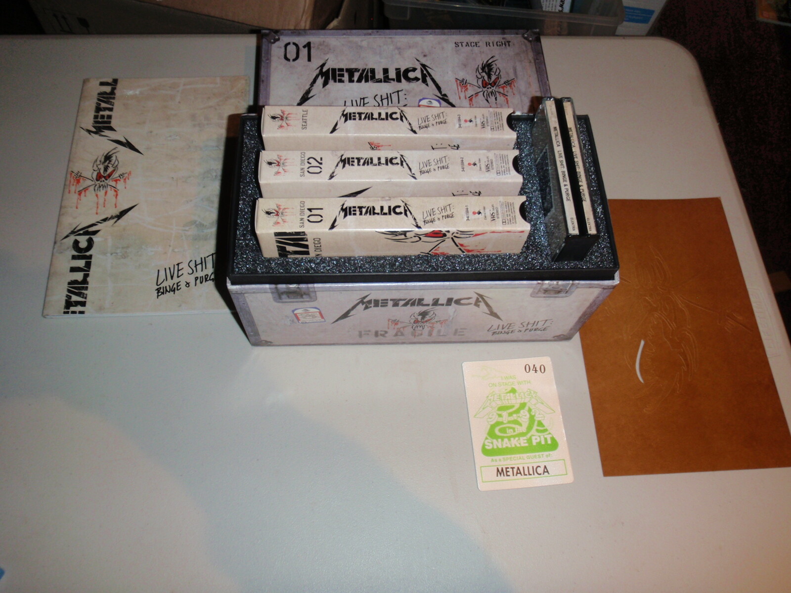 Metallica Live Shit: Binge & Purge VHS & CD Box Set | eBay
