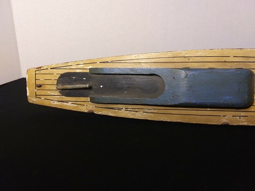 Antique Vintage Wood/Metal Pond Sail Boat Model 18