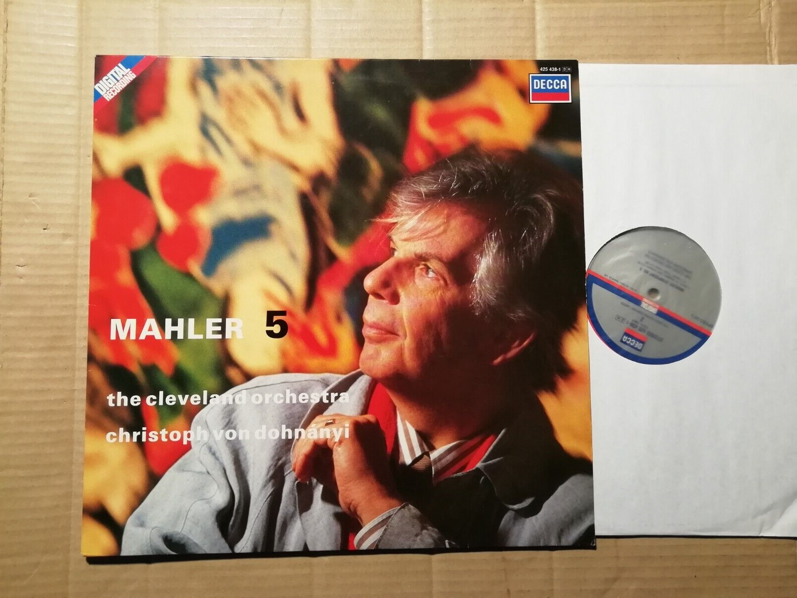 MAHLER - 5 - CLEVELAND ORCH. / CHRISTOPH VON DOHNÁNYI - LP