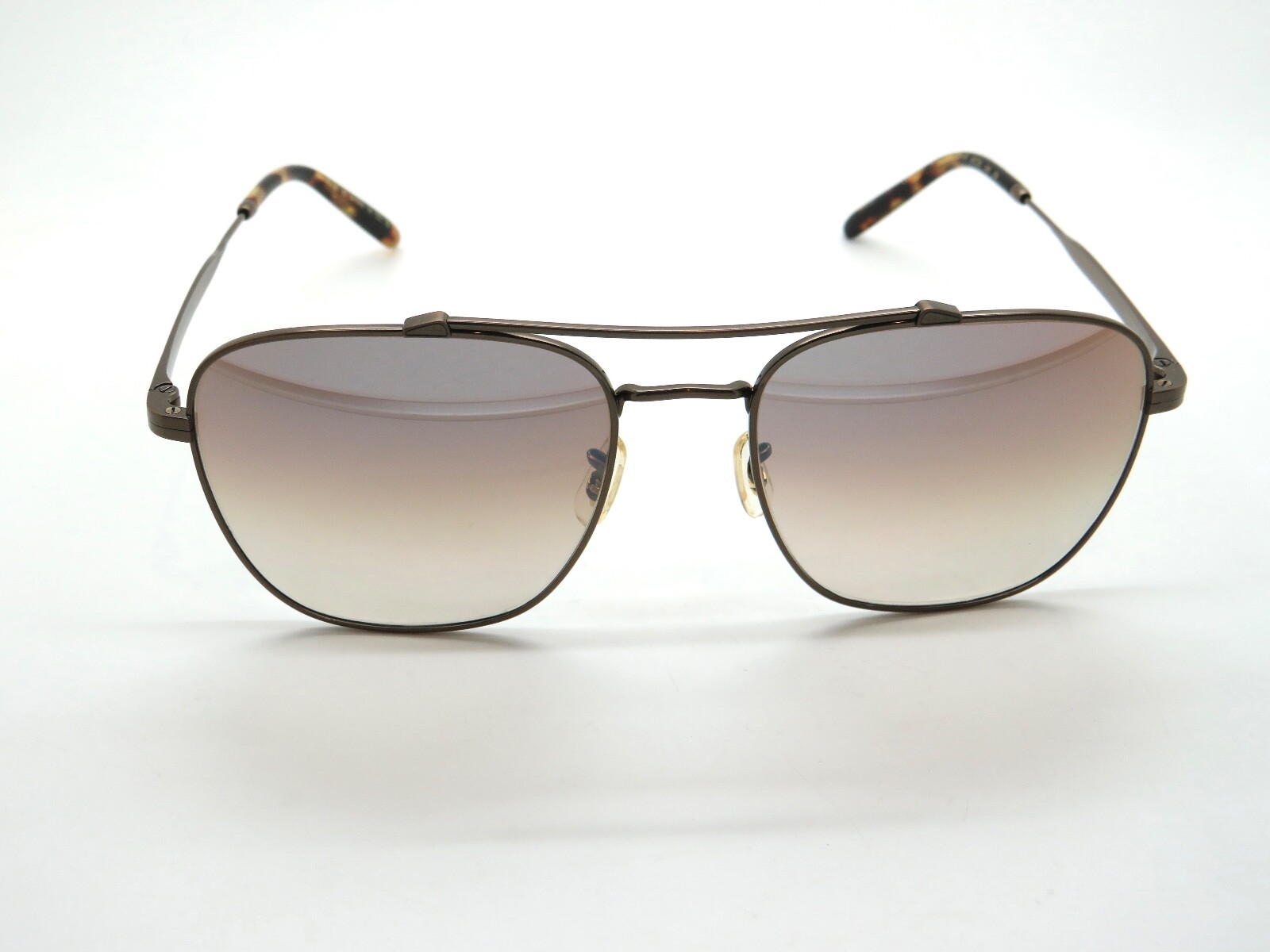 Pre-owned Oliver Peoples Brunello Cucinelli Ov1322st 5284q1 Marsan Antique Gold Sunglasses In Tuscan Brown Gradient Mirror