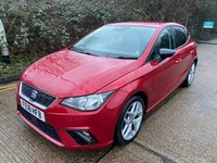 2018 SEAT Ibiza 1.0 TSI FR 5dr Red Sat Nav Years MOT Warranty HATCHBACK Petrol M